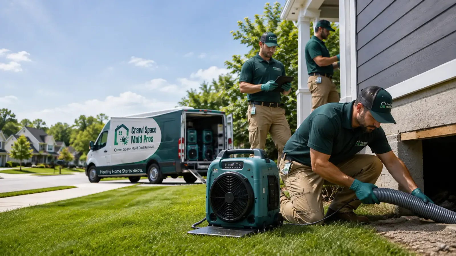 Crawl Space Mold Removal in Crowley, CO